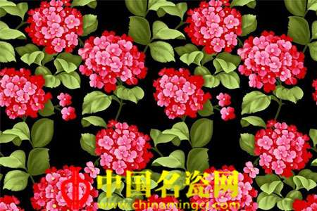 绣球花纹
