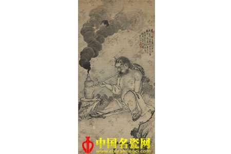 铁拐李引福图