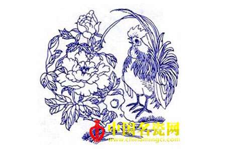中国青花瓷传统图案的寓意