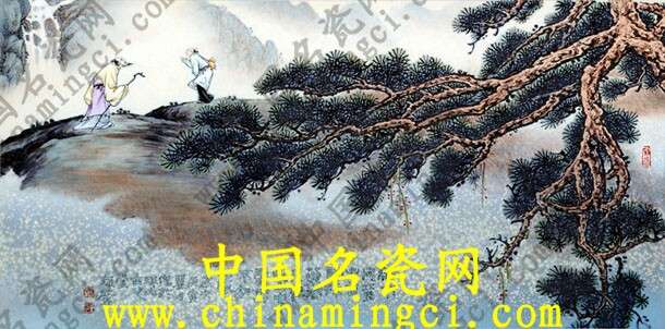 文人雅士,云集玉壶——江振声之人物画