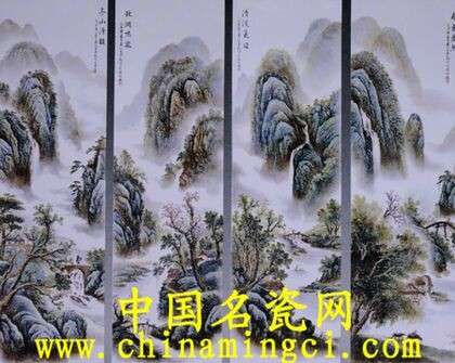 心师造化 巧夺天工——粉彩山水