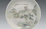 浅绛彩瓷与文人画品