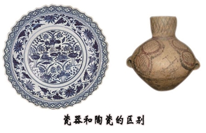 瓷器和陶器的区别