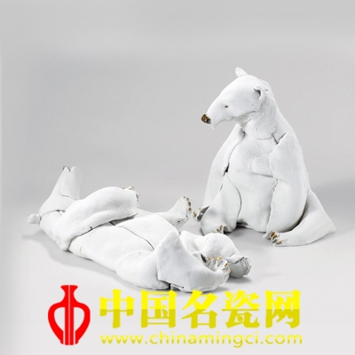 赵坤 白系列之「北极」雕塑 