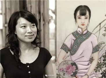 范丽霞:瓷上仕女多婀娜