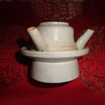 宋湘湖窑油灯